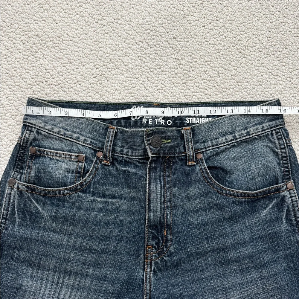 Wrangler Retro Slim Straight Jeans - Picture 6 of 7